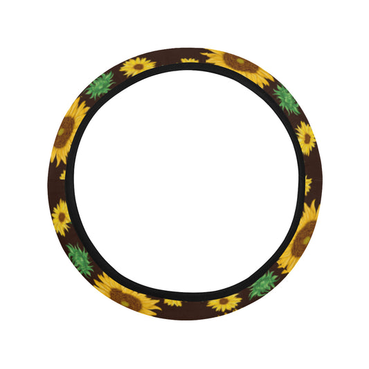 Sunflowers Steering Wheel Cover
