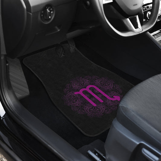 Purple Scorpio Car Floor Mats