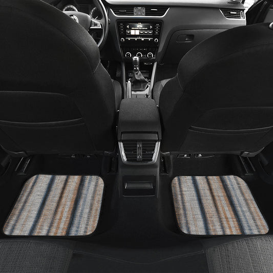 Vintage Stripes Car Floor Mats