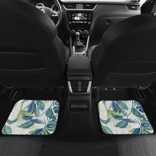 Vintage Plants Car Floor Mats