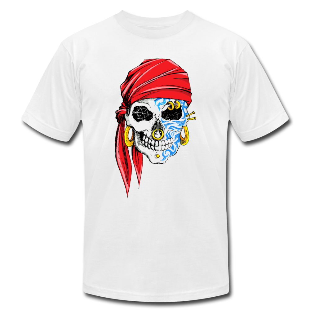 Pirate Skull T-Shirt - white