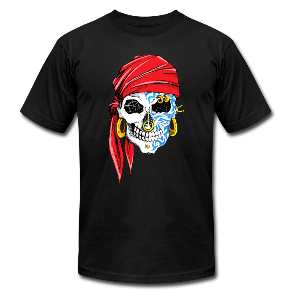 Pirate Skull T-Shirt - black