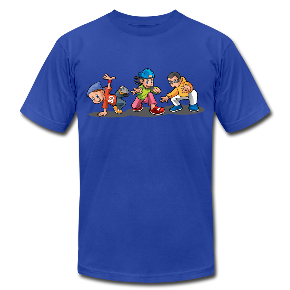 Hip Hop Cartoon Kids T-Shirt - royal blue
