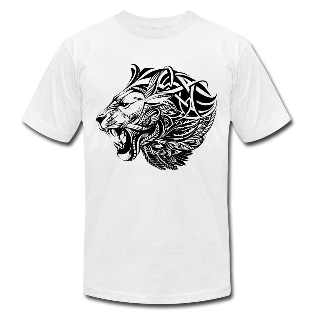 Tribal Maori Lion T-Shirt - white