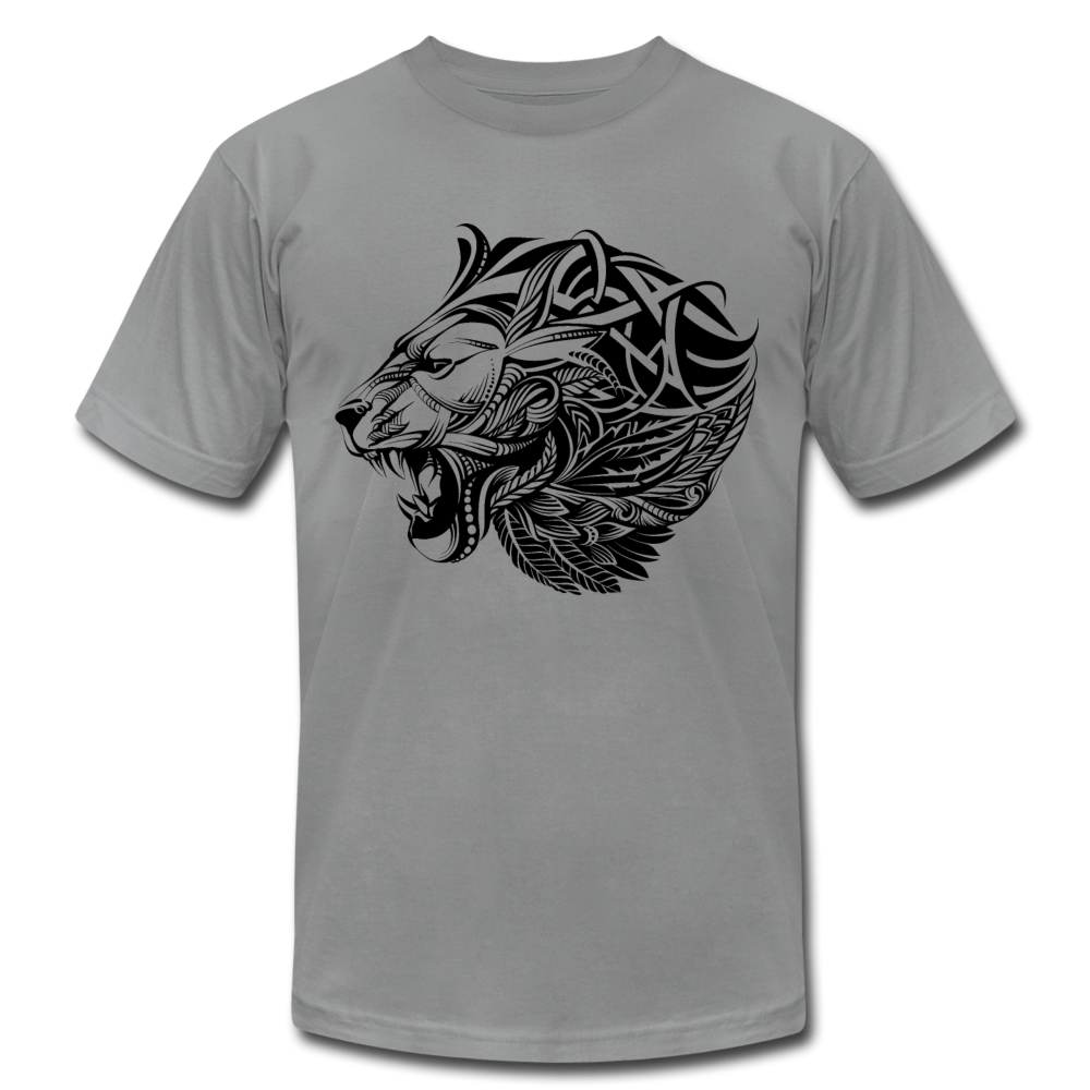 Tribal Maori Lion T-Shirt - slate