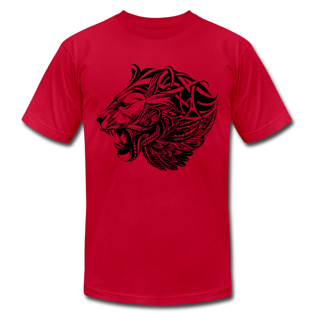 Tribal Maori Lion T-Shirt - red