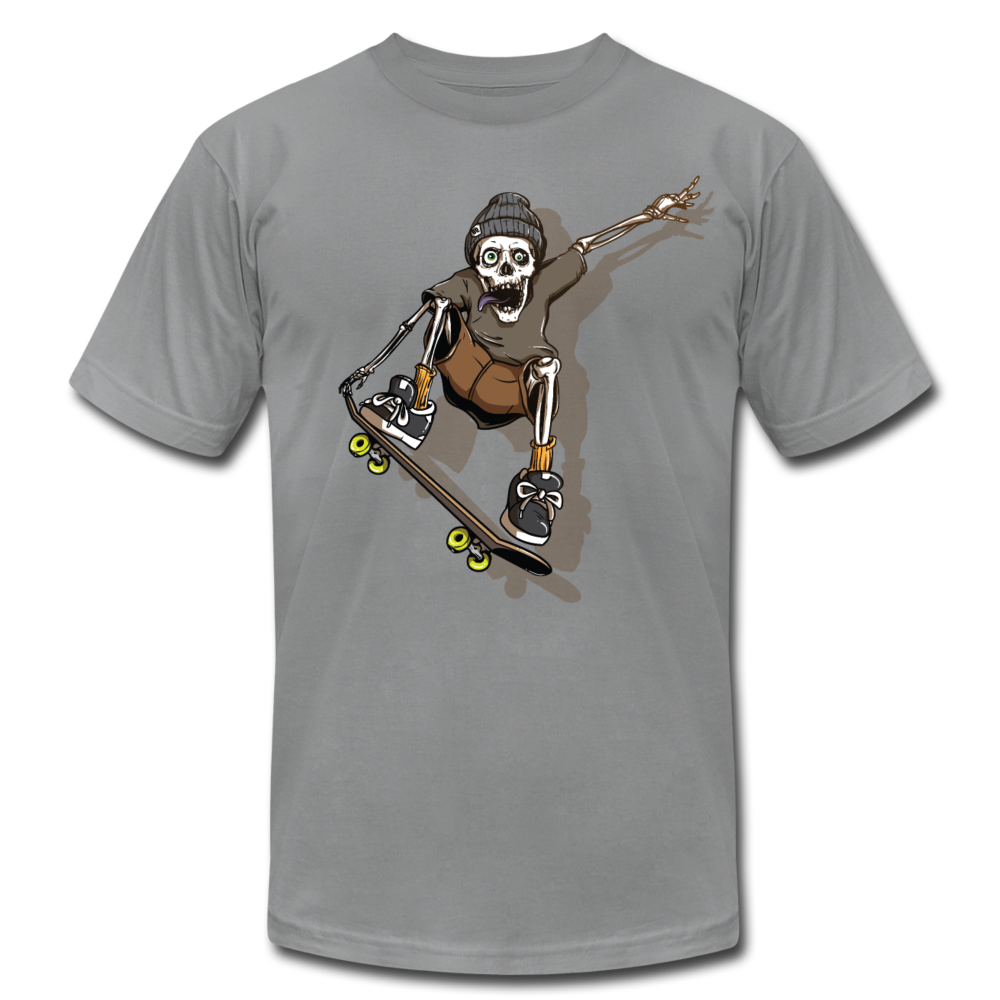 Skater Skeleton T-Shirt - slate