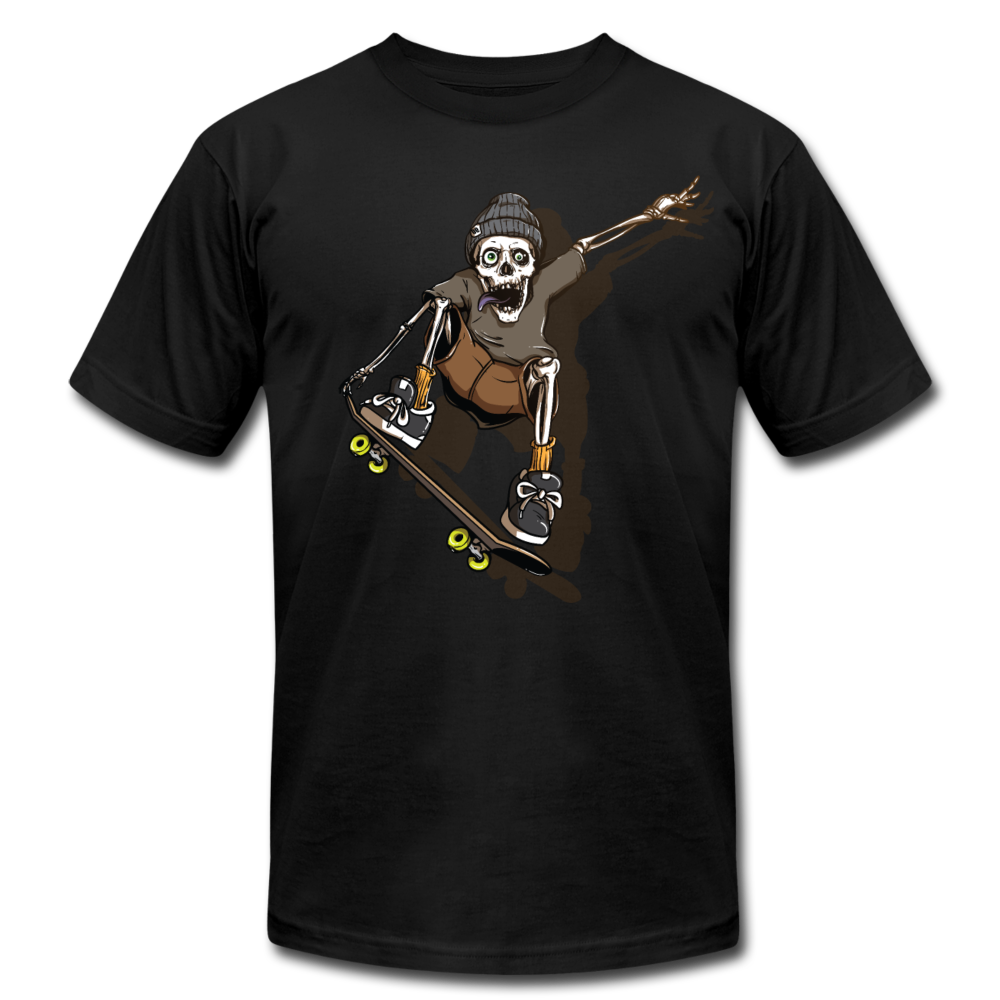 Skater Skeleton T-Shirt - black