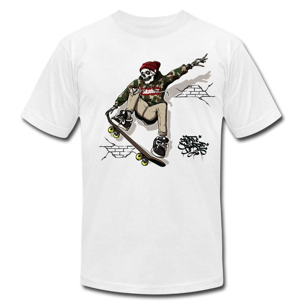 Skeleton Skater T-Shirt - white