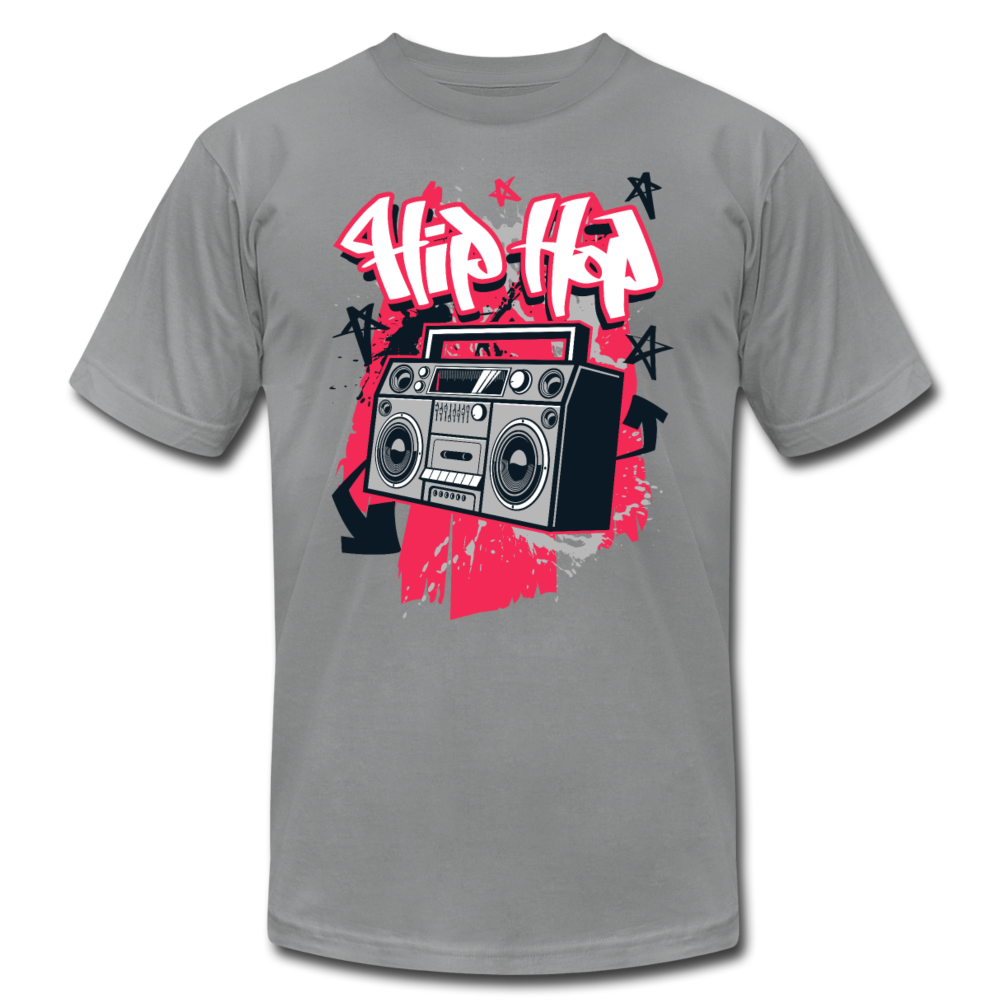 Hip Hop Boombox T-Shirt - slate