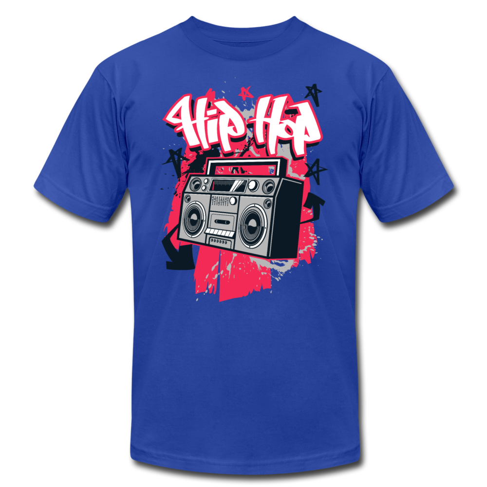 Hip Hop Boombox T-Shirt - royal blue