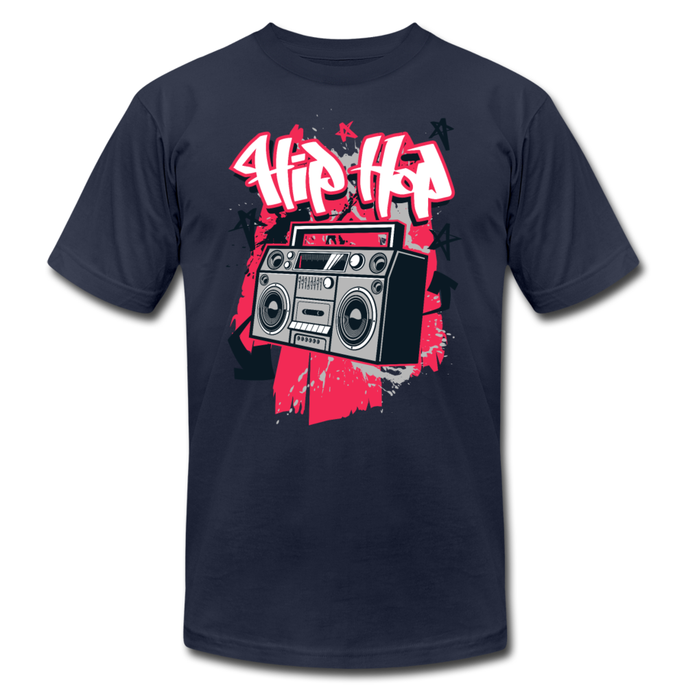 Hip Hop Boombox T-Shirt - navy