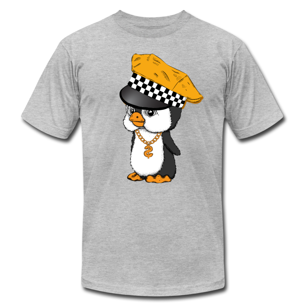 Penguin Taxi T-Shirt - heather gray