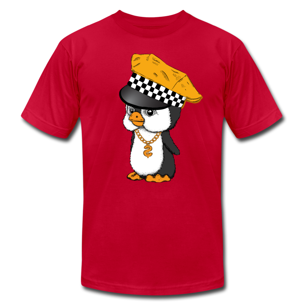 Penguin Taxi T-Shirt - red