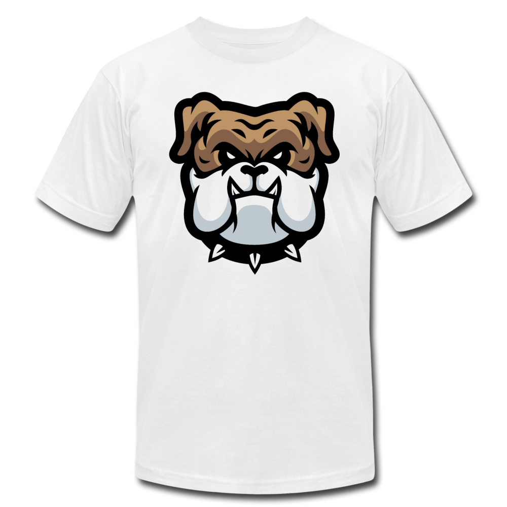 Bulldog Cartoon T-Shirt - white