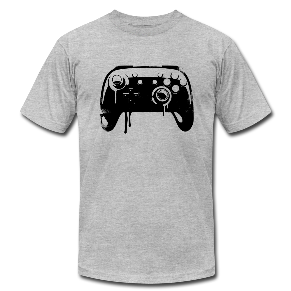 Video Game Controller T-Shirt - heather gray
