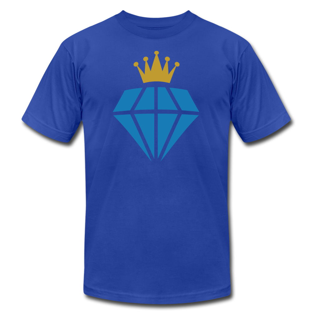 Diamond Crown T-Shirt - royal blue