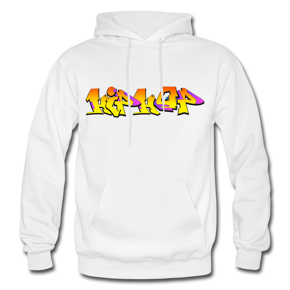 Hip Hop Graffiti Hoodie - white