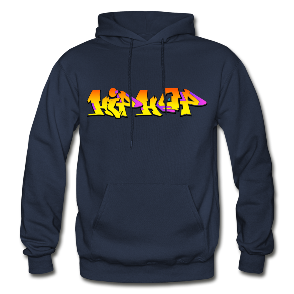 Hip Hop Graffiti Hoodie - navy