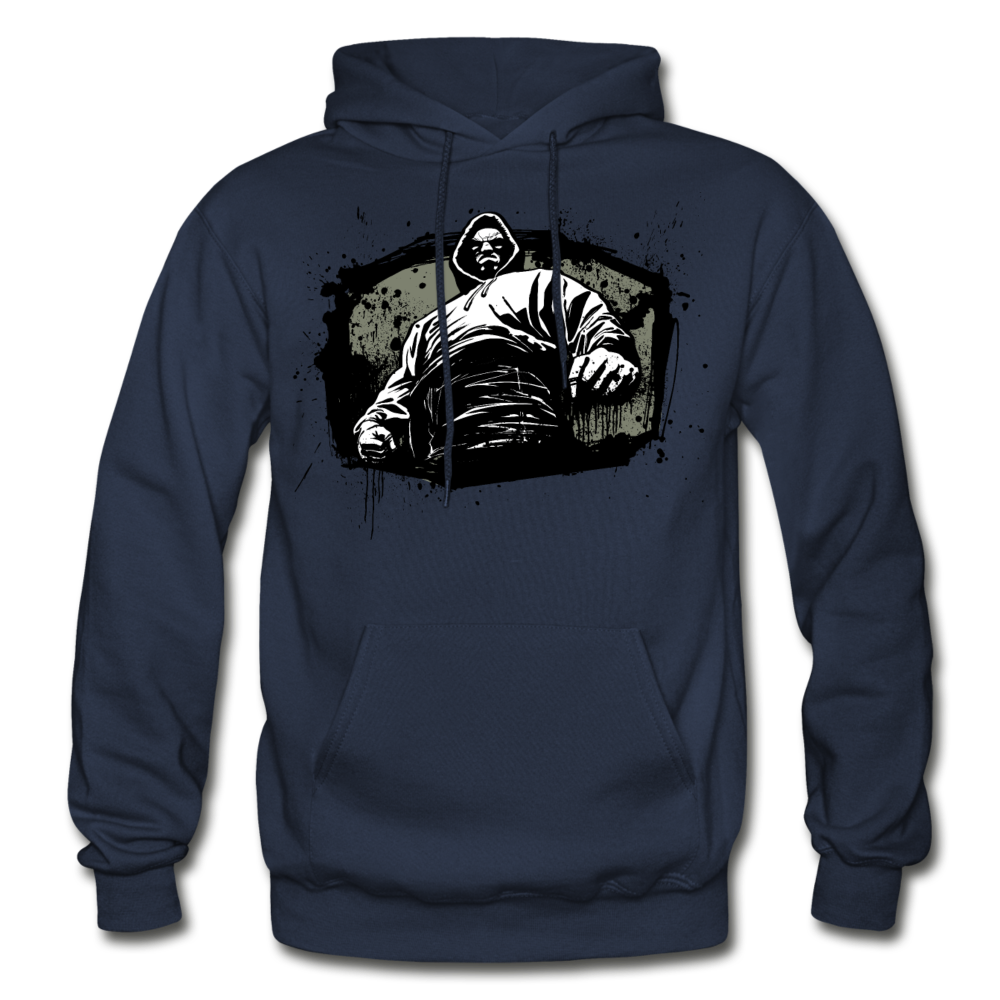 Abstract Thug Hoodie - navy