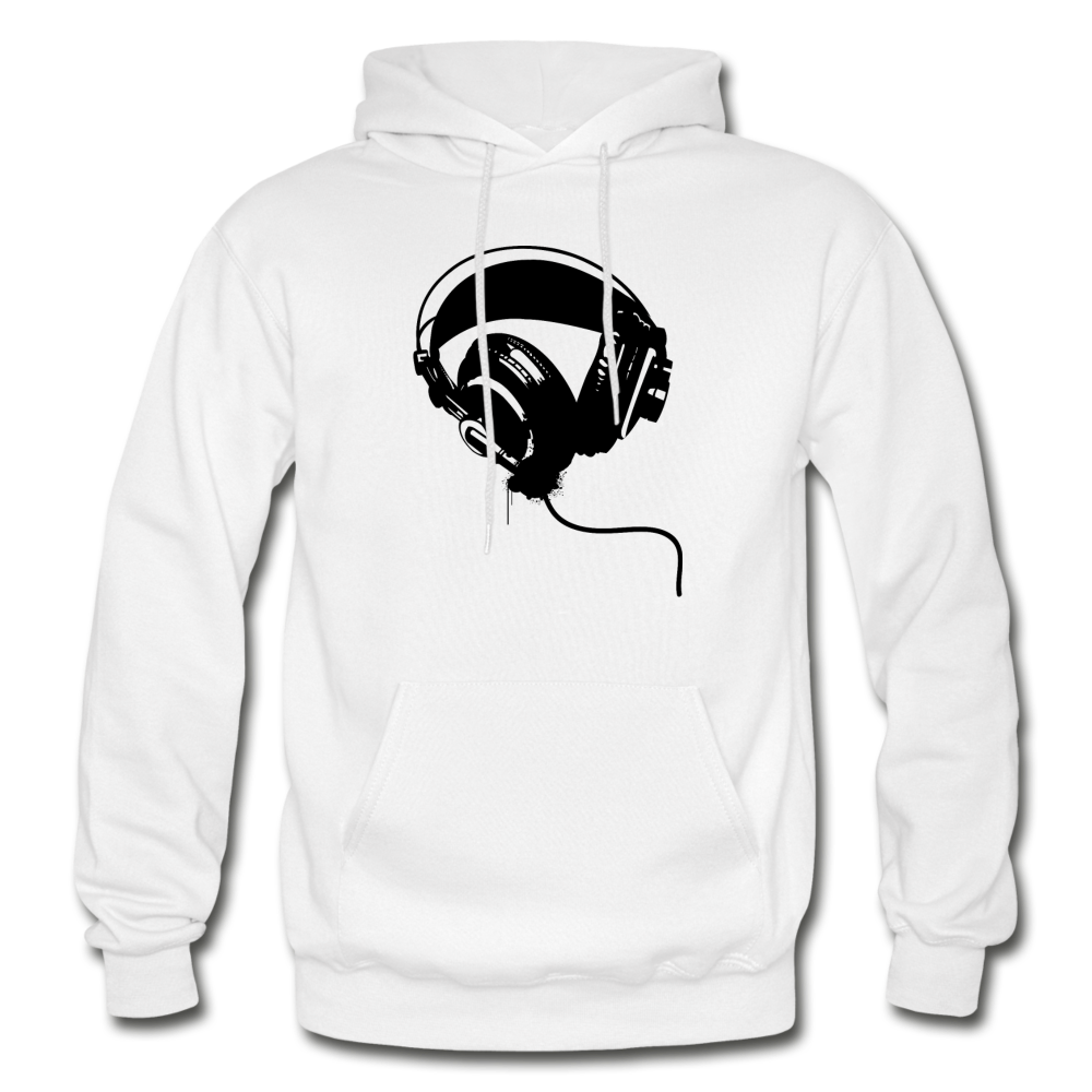 Black & White Headphones - white
