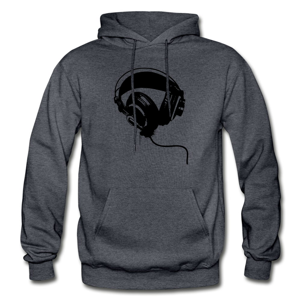 Black & White Headphones - charcoal gray