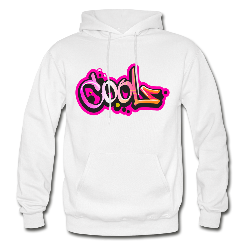 Cool Graffiti Hoodie - white