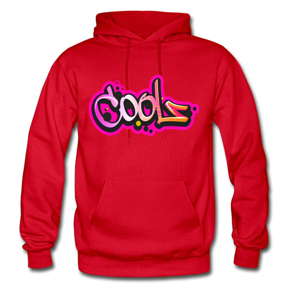 Cool Graffiti Hoodie - red