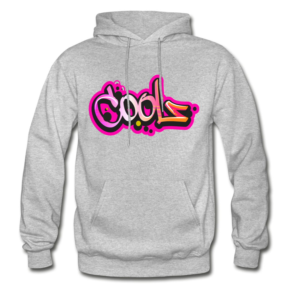 Cool Graffiti Hoodie - heather gray