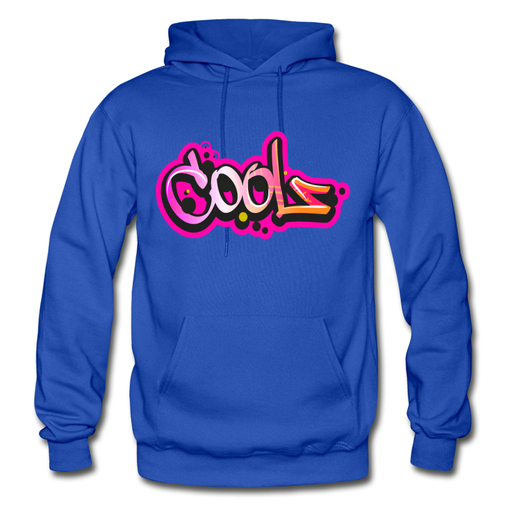 Cool Graffiti Hoodie - royal blue