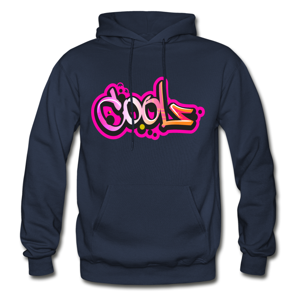Cool Graffiti Hoodie - navy