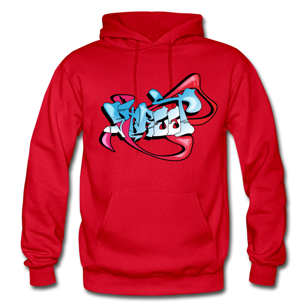 Street Art Graffiti Hoodie - red