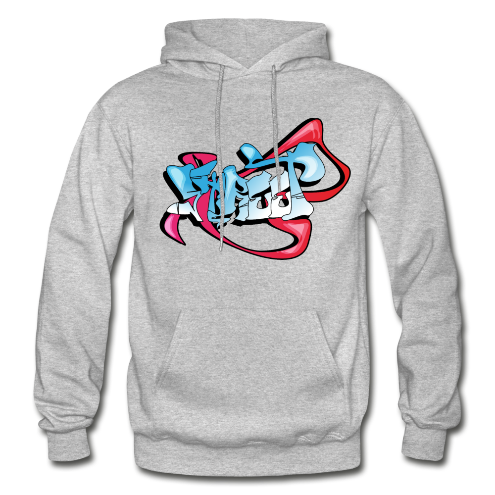 Street Art Graffiti Hoodie - heather gray