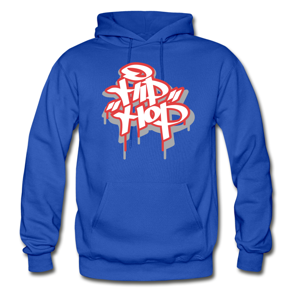 Hip Hop Graffiti Hoodie - royal blue