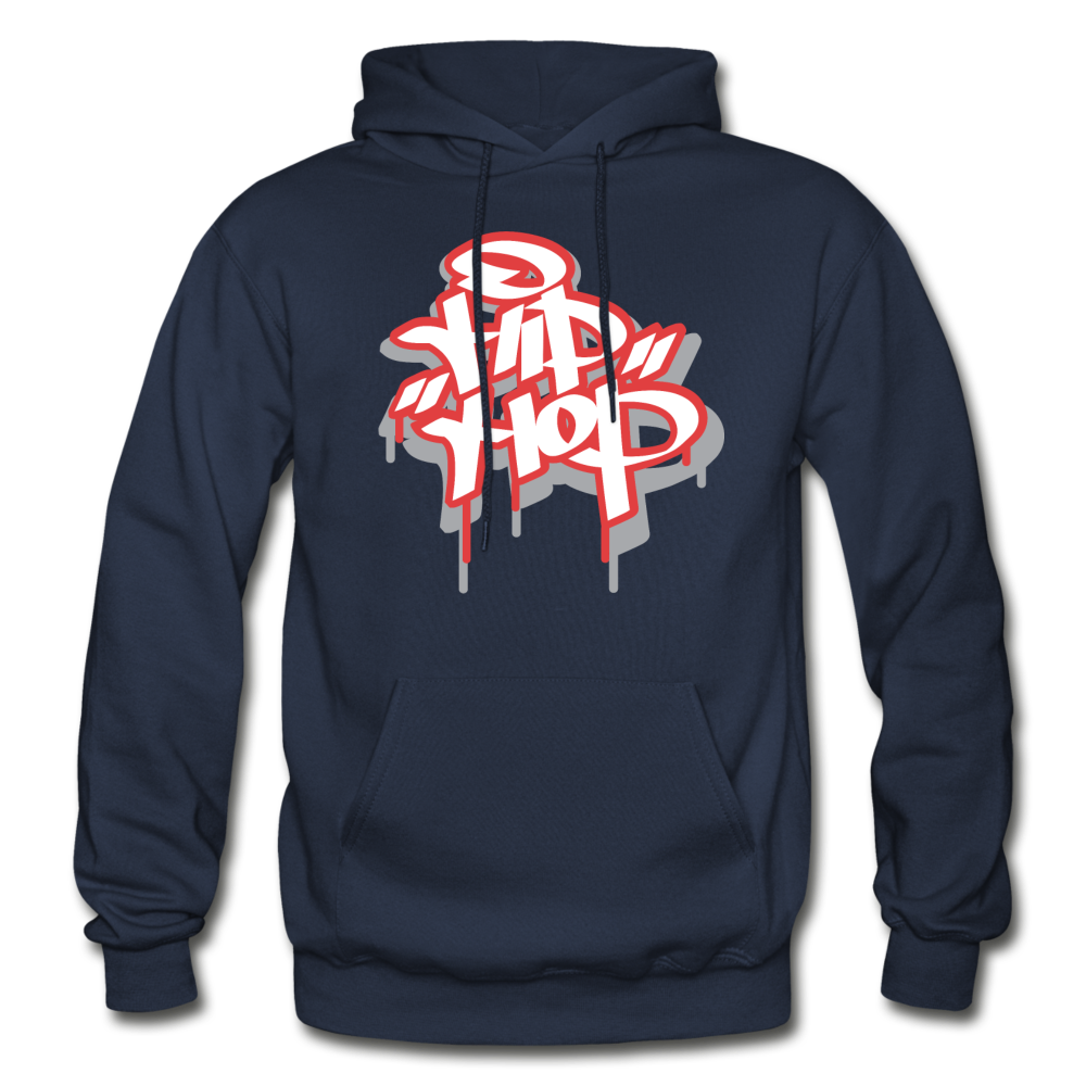 Hip Hop Graffiti Hoodie - navy