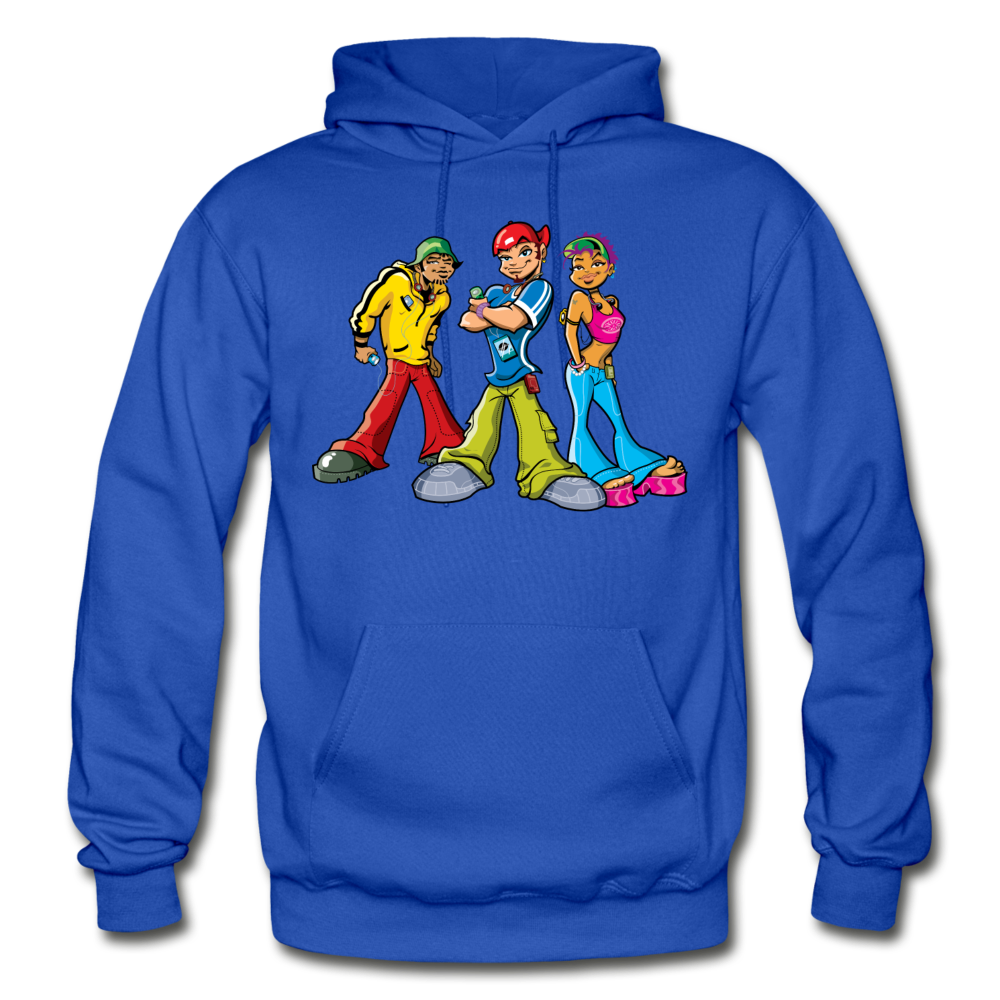 Hip Hop Cartoons Hoodie - royal blue