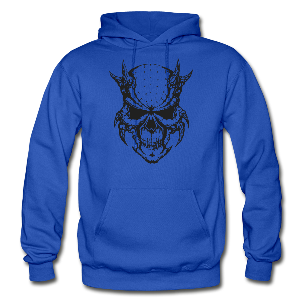 Demon Skull Hoodie - royal blue