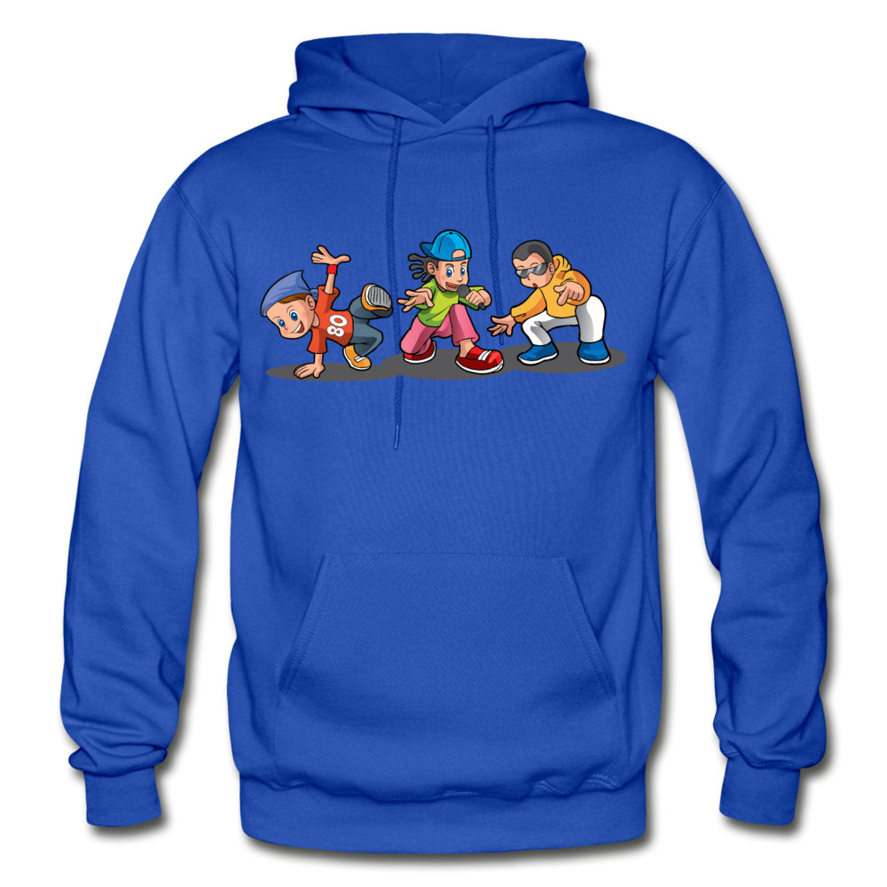 Hip Hop Cartoon Kids Hoodie - royal blue