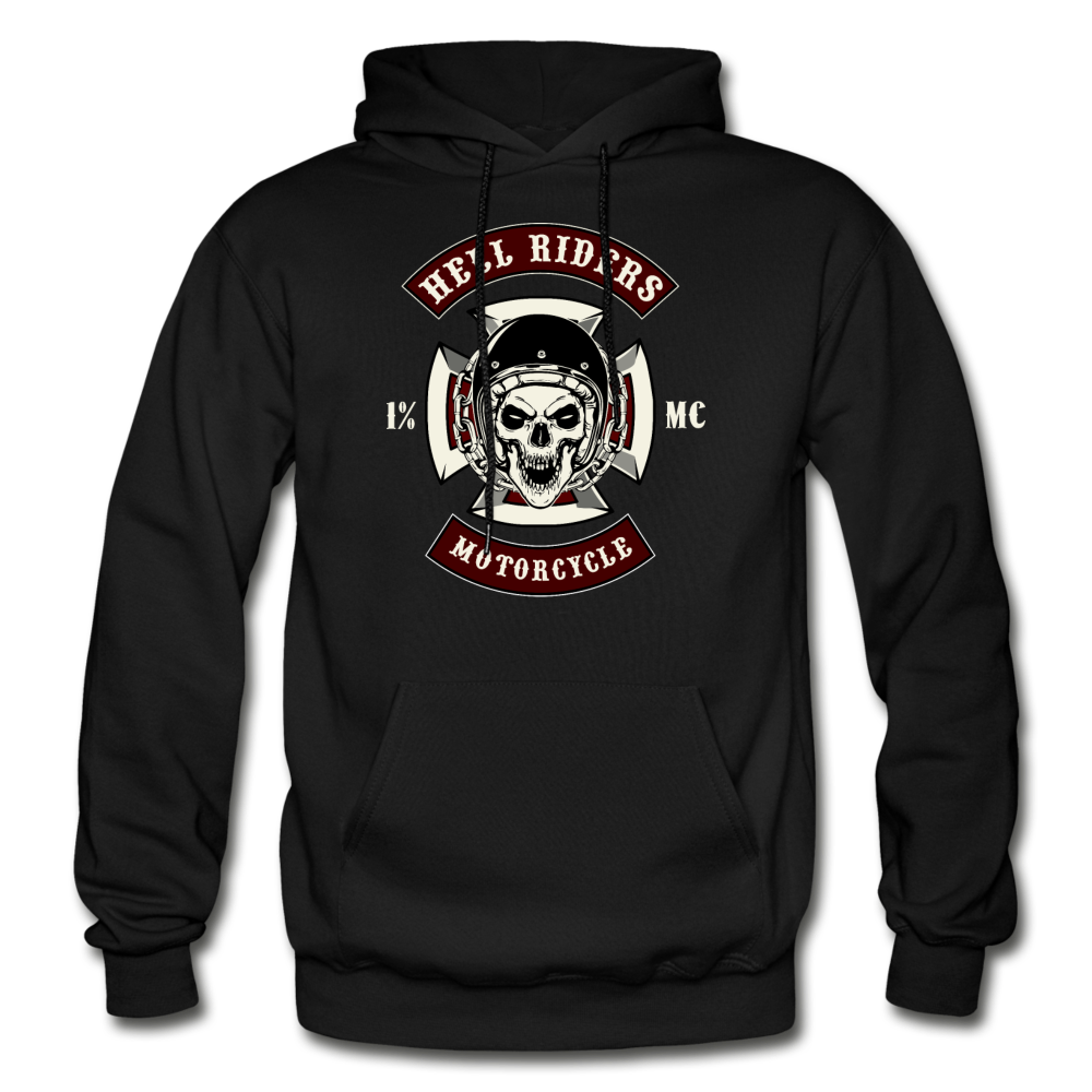 Hell Riders Motorcycle Hoodie - black