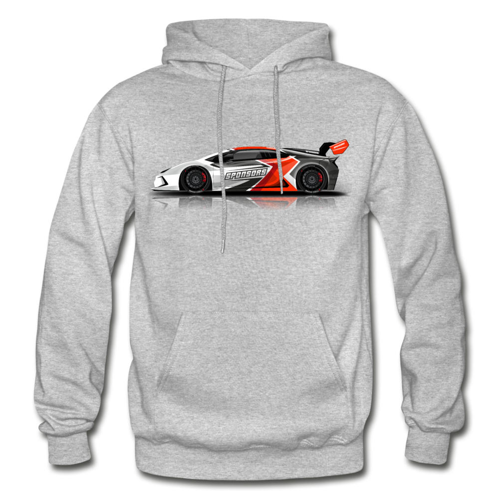 Sports Car Hoodie - heather gray