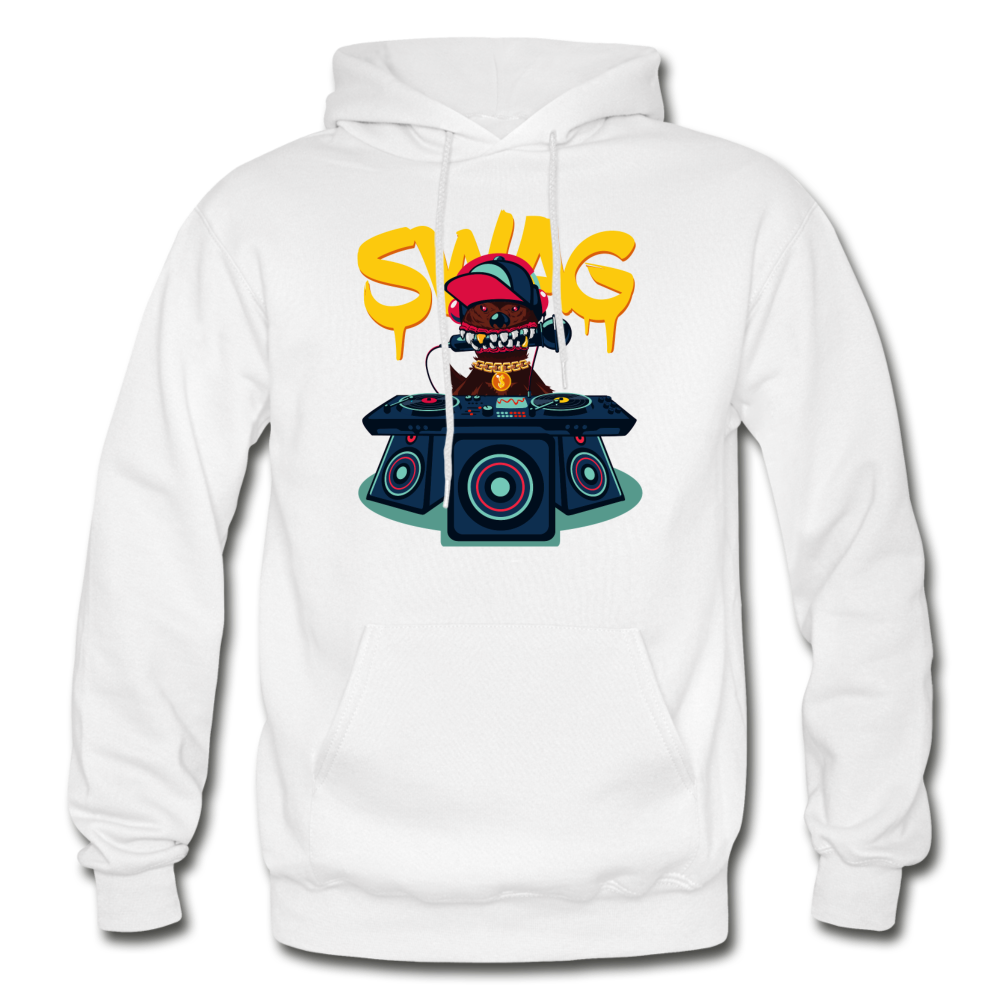 Swag DJ Hoodie - white
