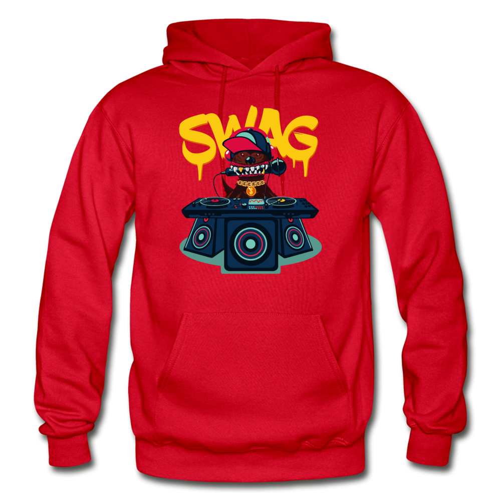 Swag DJ Hoodie - red