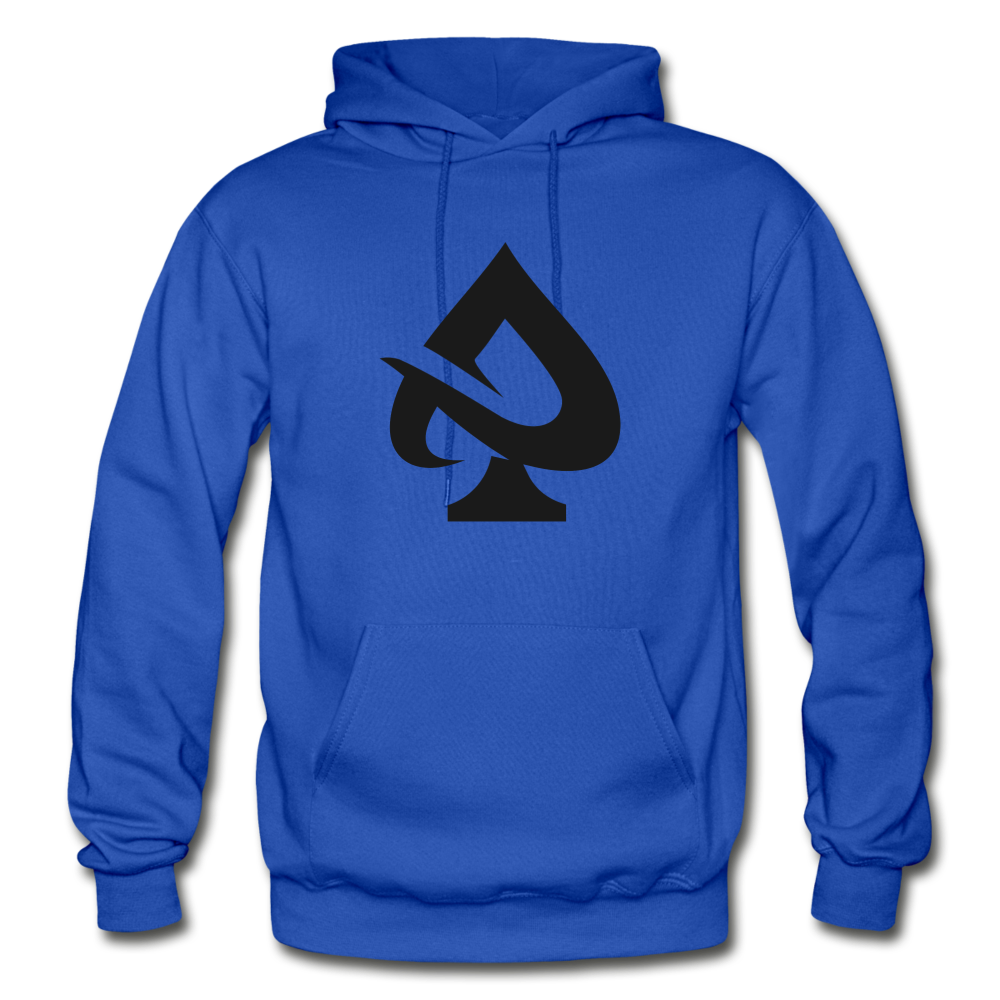 Abstract Spade Hoodie - royal blue