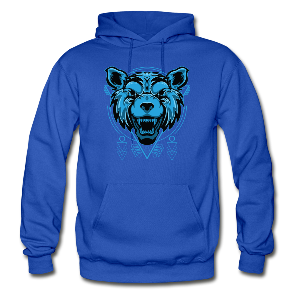 Blue Wolf Hoodie - royal blue