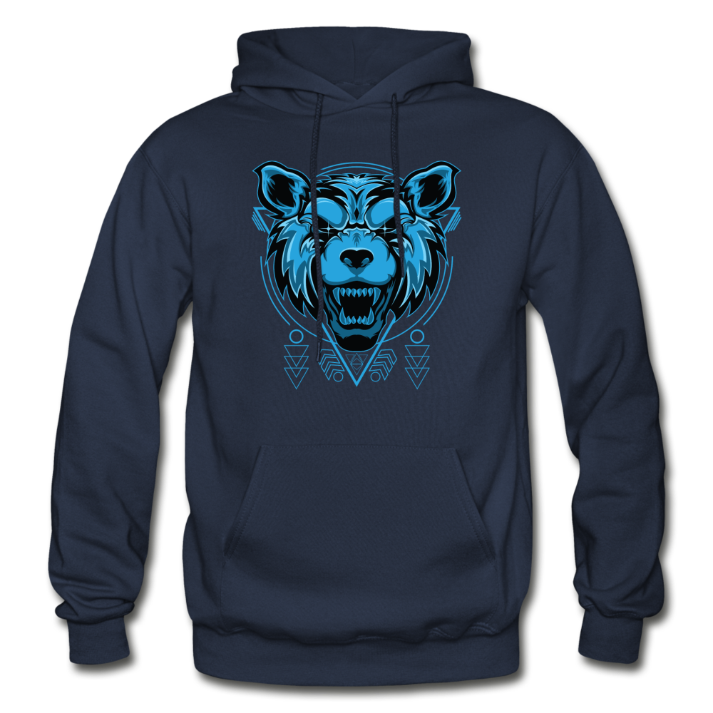 Blue Wolf Hoodie - navy