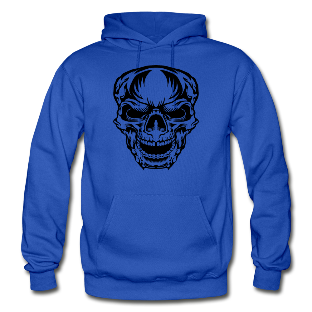 Skull Hoodie - royal blue