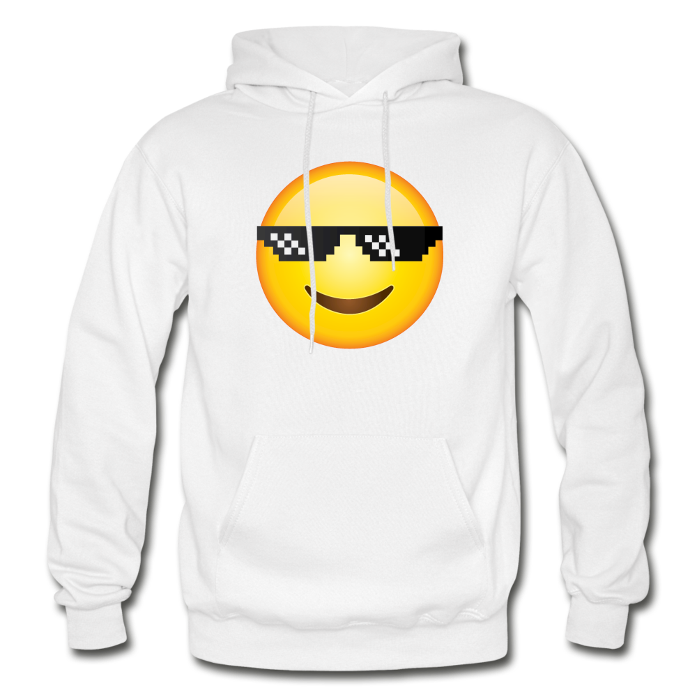 Cool Emoji Hoodie - white