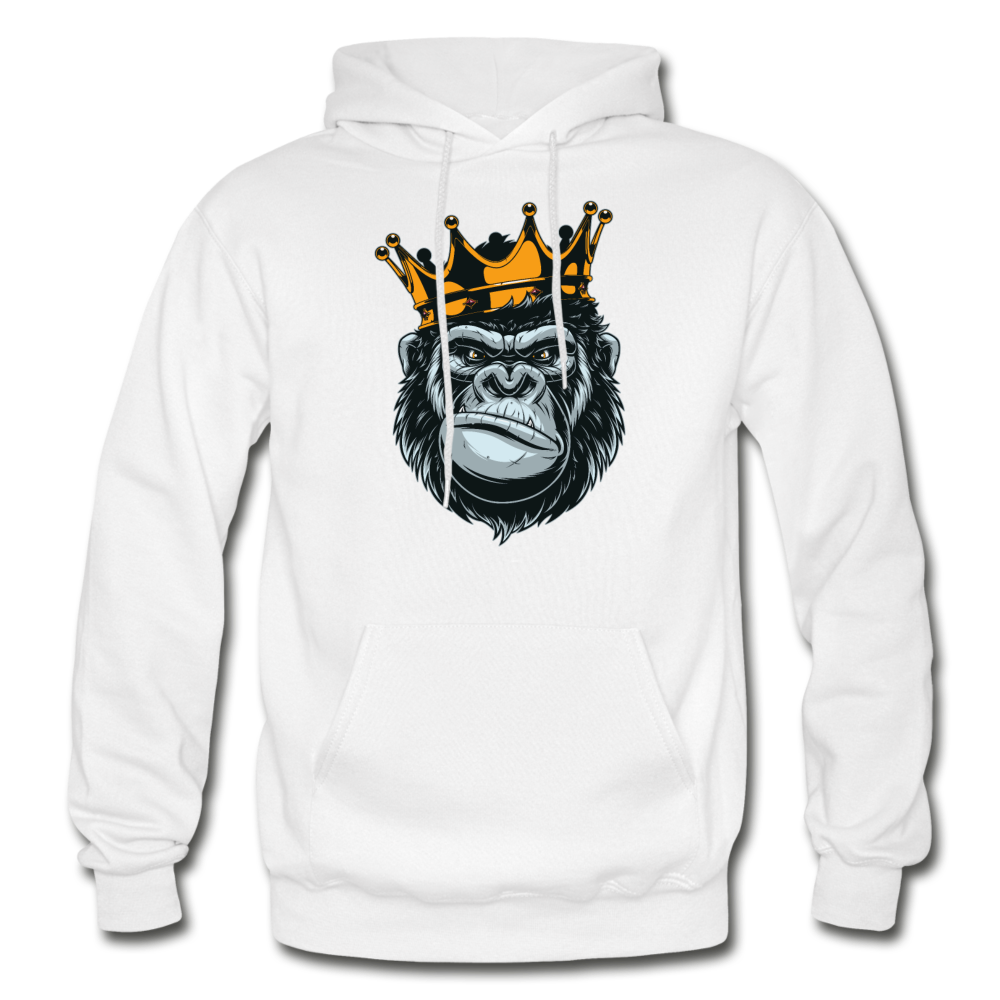 Gorilla Crown Hoodie - white