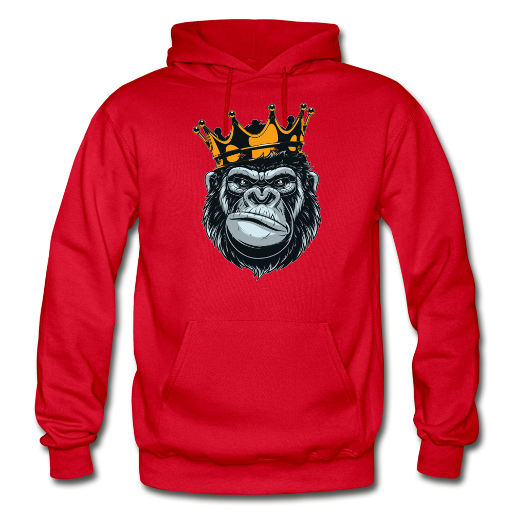 Gorilla Crown Hoodie - red