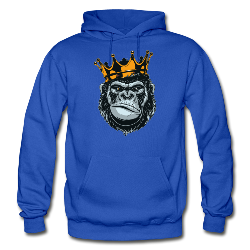 Gorilla Crown Hoodie - royal blue
